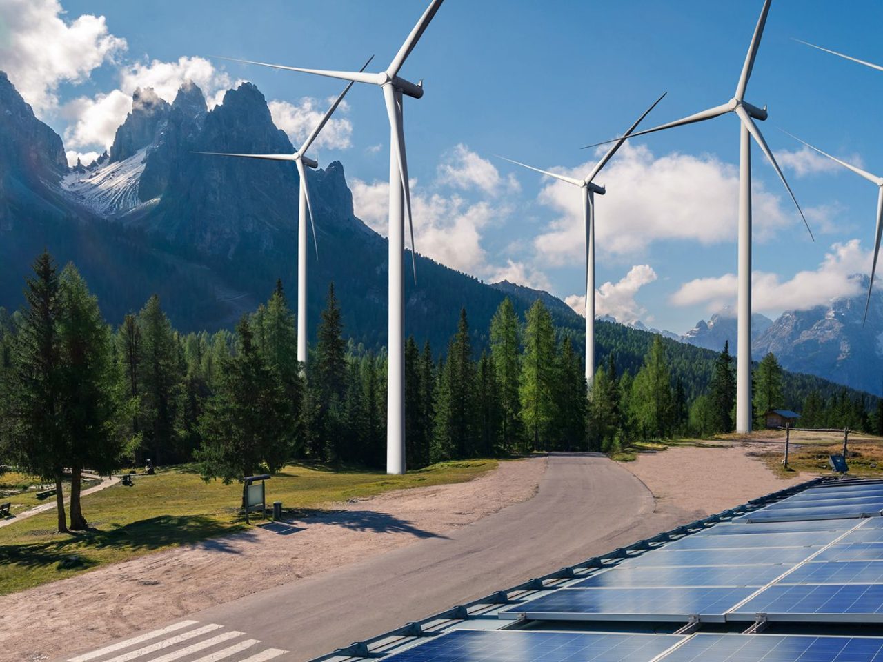 solar-panel-wind-turbine-farm-clean-energy